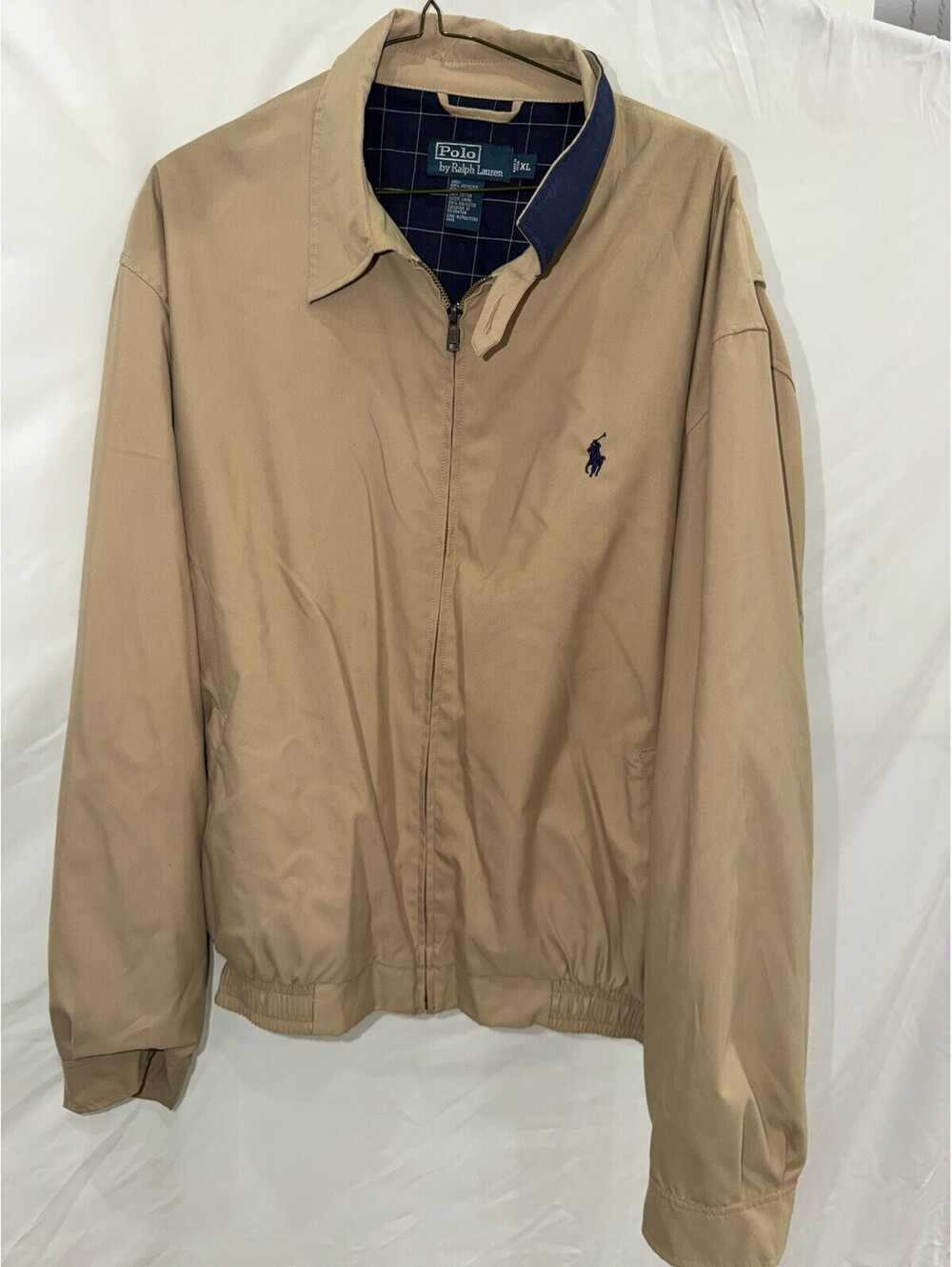Polo Ralph Lauren Men's Beige Zip-Up Jacket XL